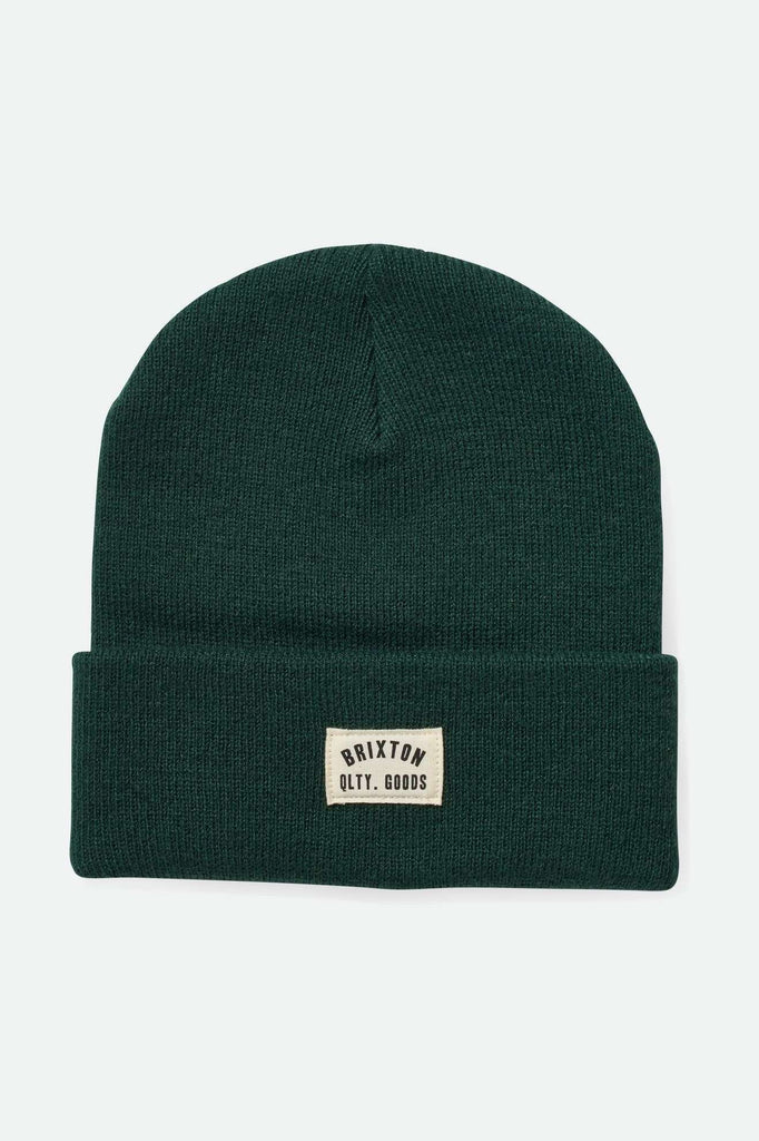 Brixton Unisex Woodburn Watch Cap Beanie - Emerald | Main