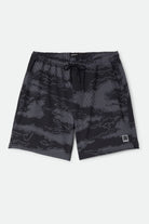 Men's Journey Active Short in the color Black Camo - Front Product Laydown Image