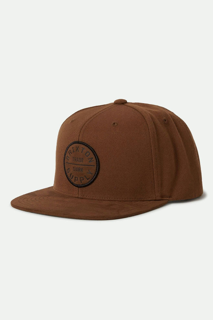 Unisex Oath III Snapback in the color Coffee/Coffee - Front Product View