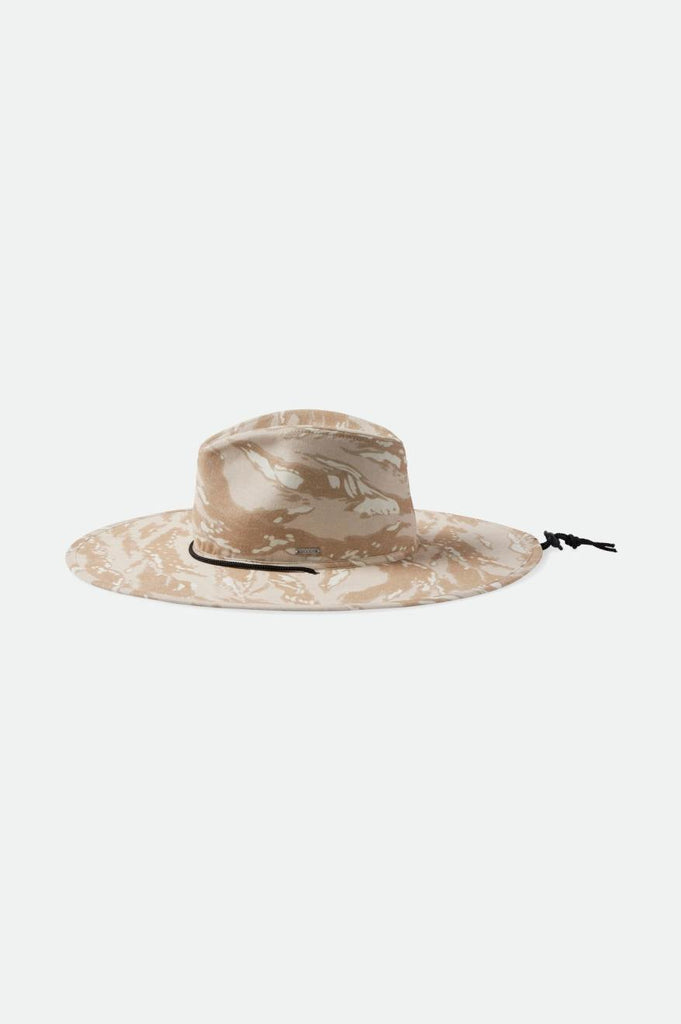 Brixton Field Sun Hat - Off White Tiger Camo