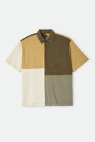 Men's Deco Relaxed Polo T-Shirt in the color Tonal Color Block - Front Product Laydown Image