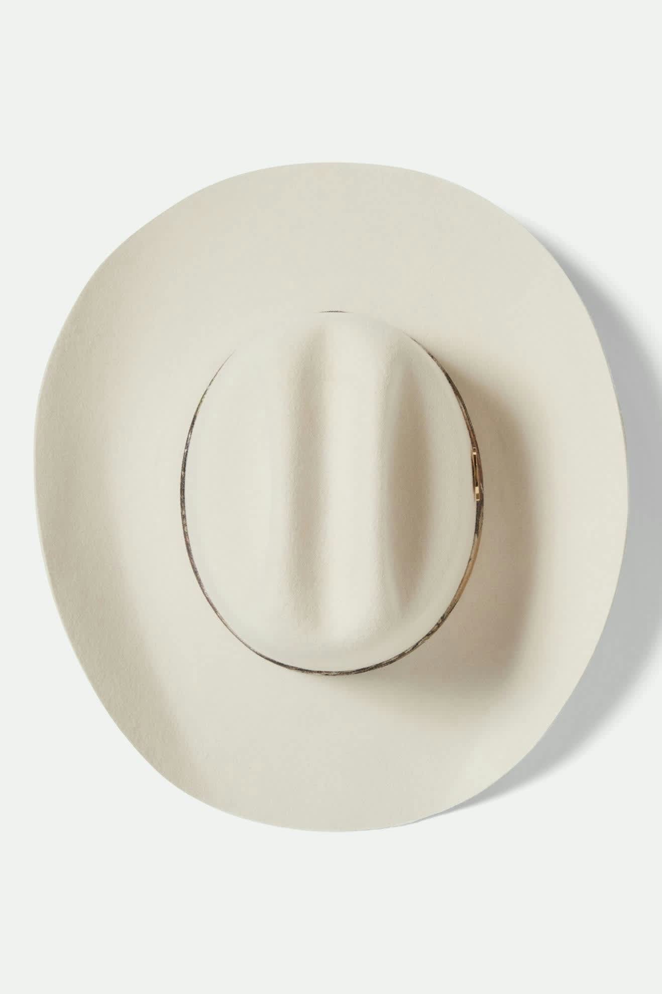 Unisex Ford Truck Country Cowboy Hat in the color Wimbledon White/Camo - Additional Laydown image