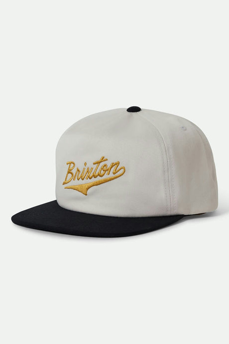 Unisex The League Snapback in the color Black/Off White - Front Product View