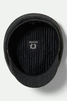 Unisex Fiddler Fisherman Cap in the color Grey Shadow Plaid - Additional Laydown image