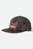 Unisex Payment Snapback in the color Bark Camo - Front Product View