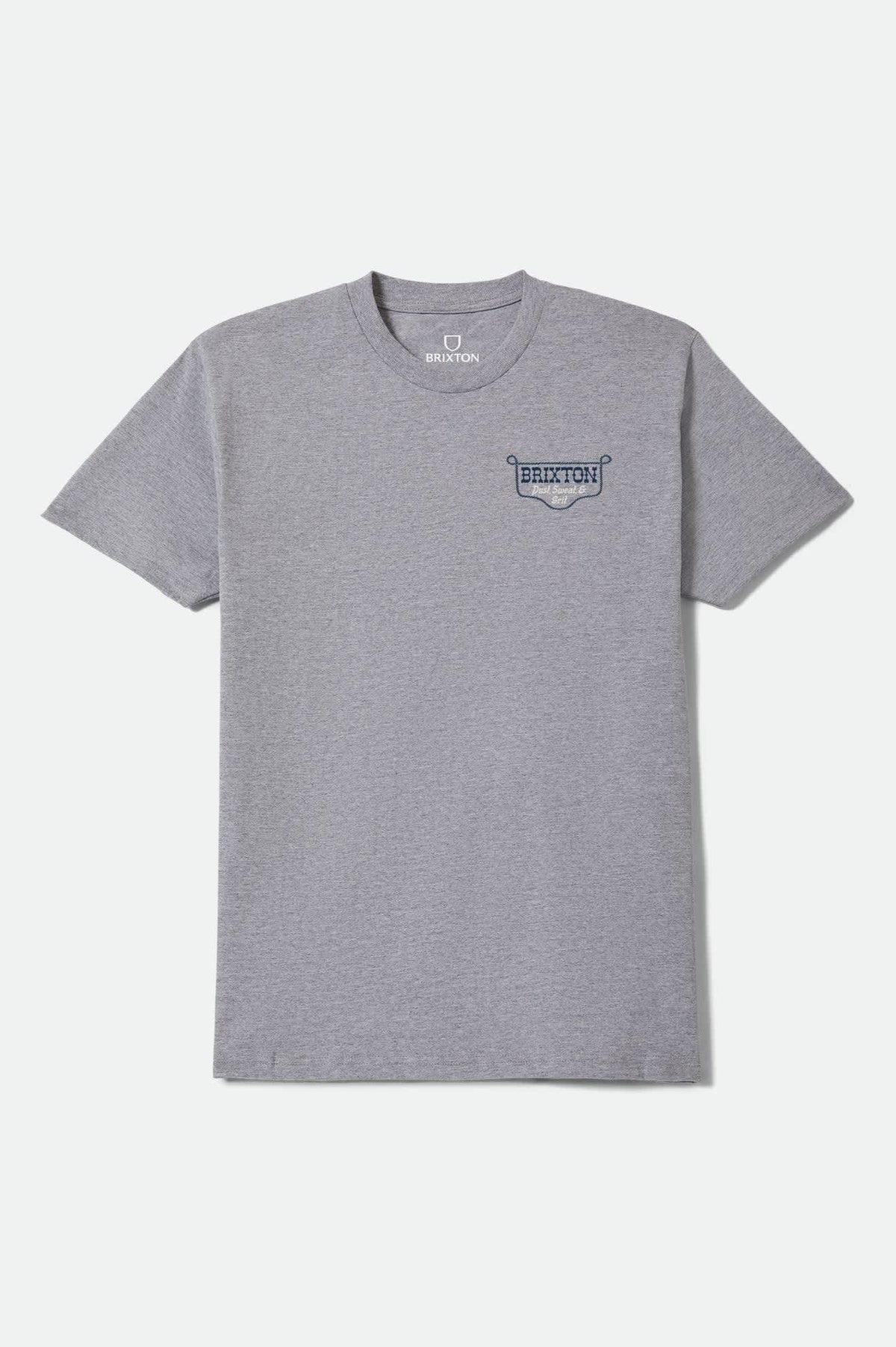 Men's Kinsey Standard T-Shirt in the color Heather Grey - Front Product Laydown Image