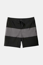 Brixton Men's 60's Stretch Trunk - Washed Black/Charcoal | Profile