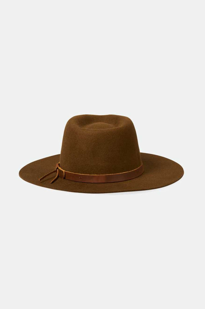 Brixton Unisex Hawkins Weather Guard Cowboy Hat - Coffee | Back