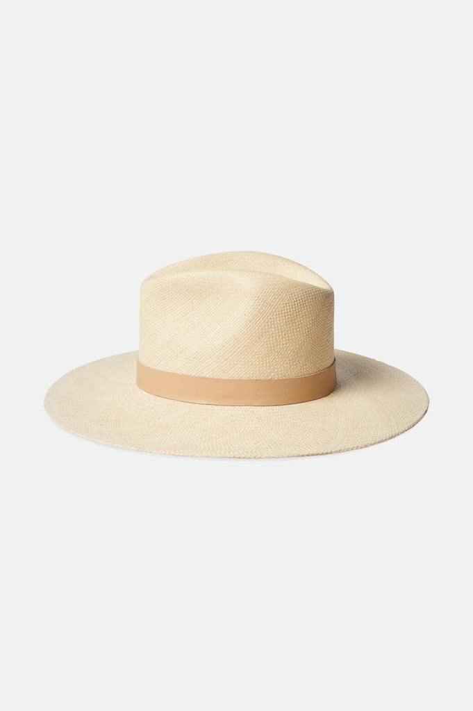 Extra Laydown Image 1 | Harper Panama Straw Hat - Catalina Sand