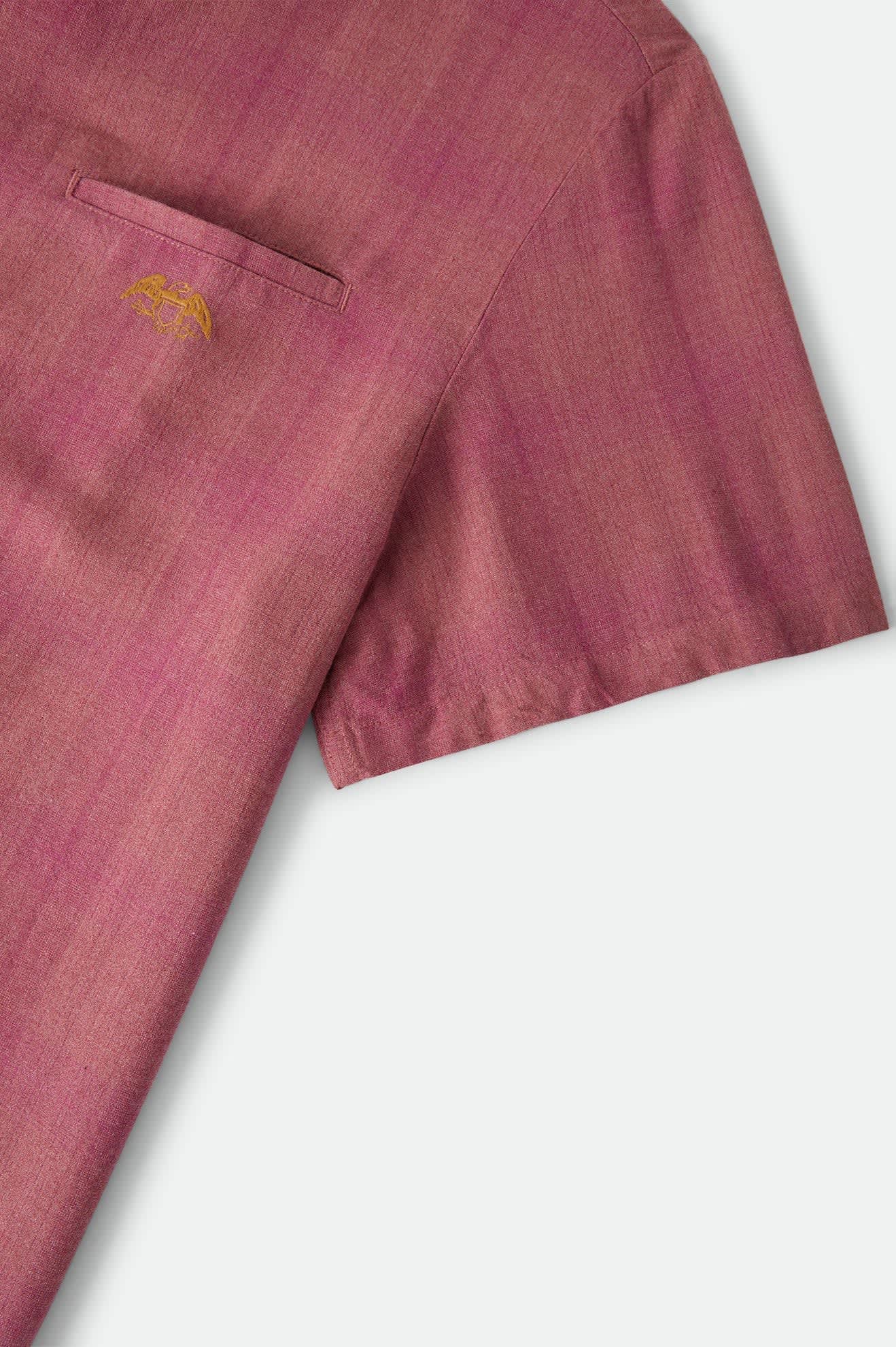 Men's Century Shirt in the color Pink Shadow Plaid - Additional Laydown image