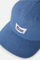 Unisex Stith Adjustable Hat in the color Light Stone Wash Denim - Additional Laydown image