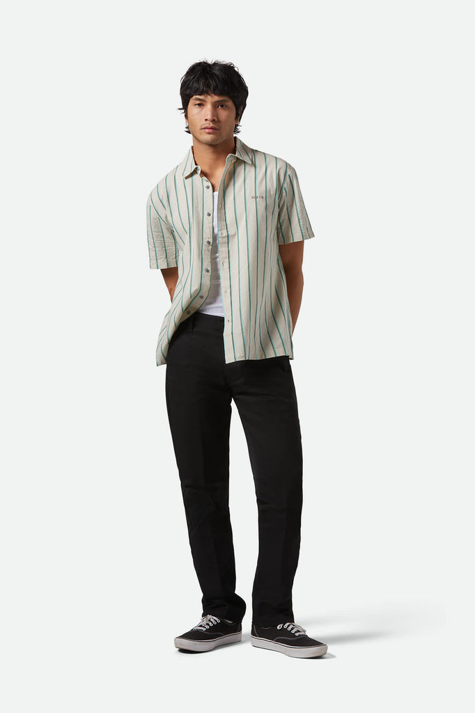 Men's Choice Chino Regular Pant in the color Black - Additional Fit View