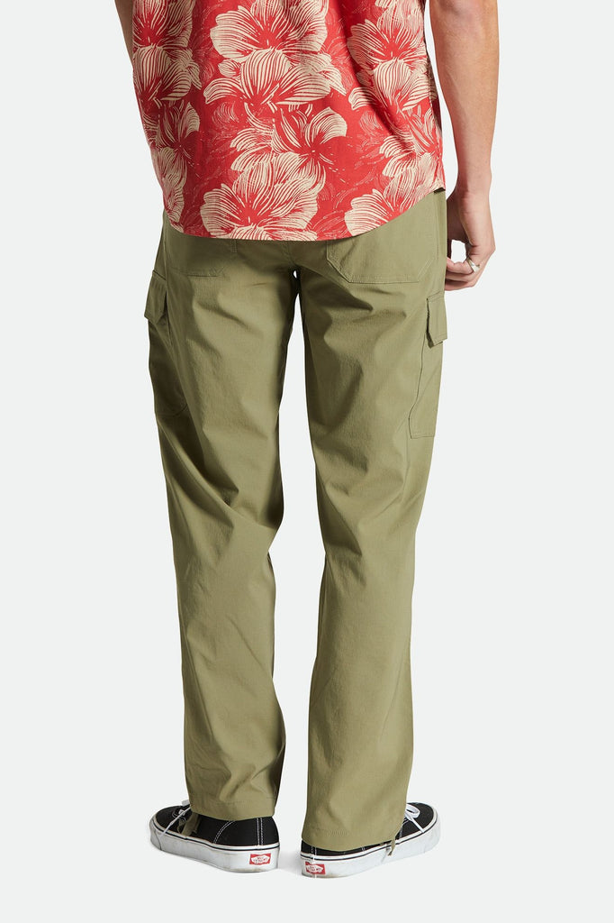 Men's Fit, Back View | Waypoint Coolmax Cargo Pant - Olive Surplus