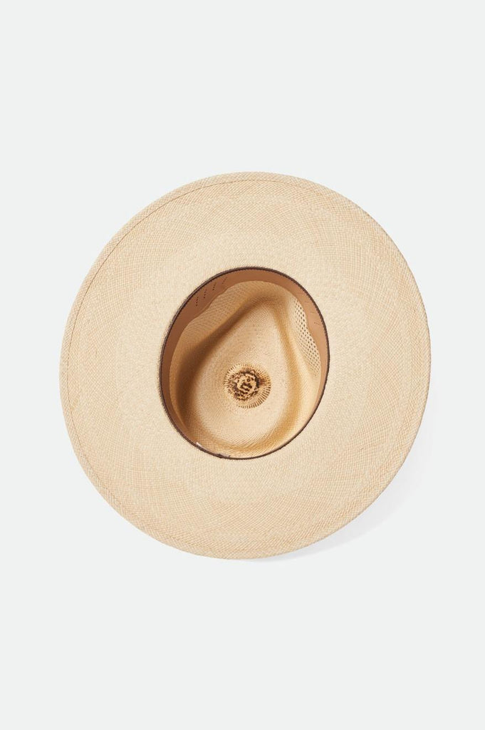 Extra Laydown Image 2 | Jo Panama Straw Rancher Hat - Catalina Sand