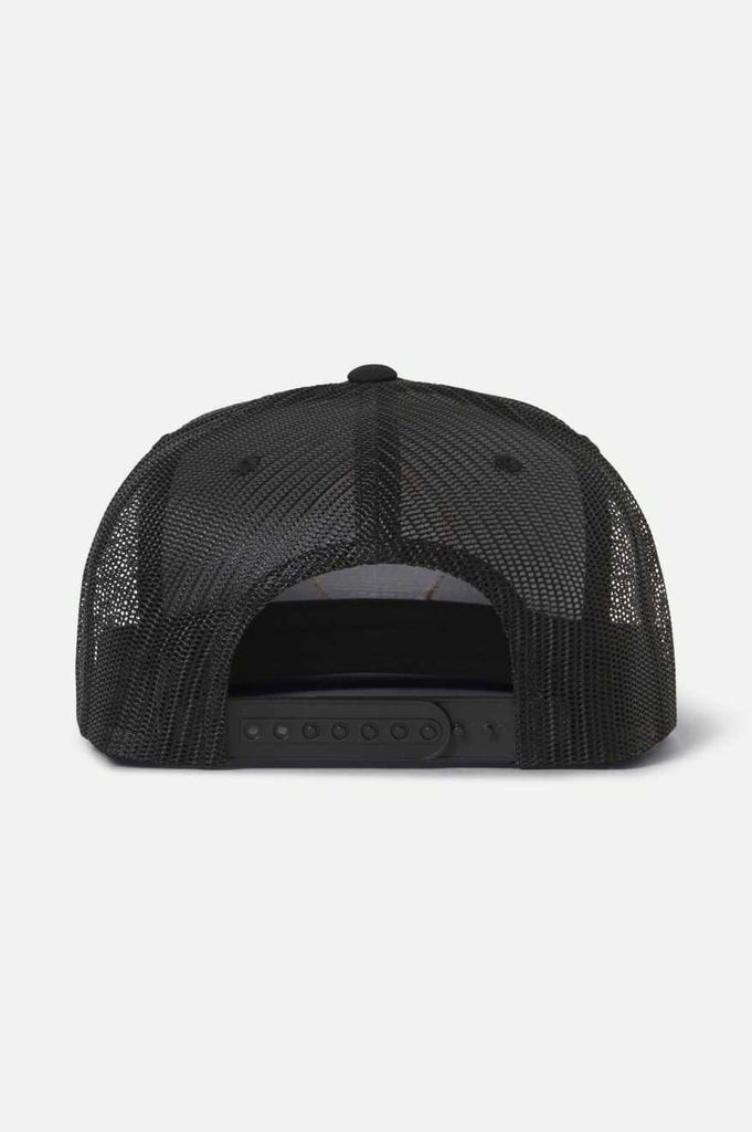 Brixton Men's Oath Trucker Hat - Black/Black | Back