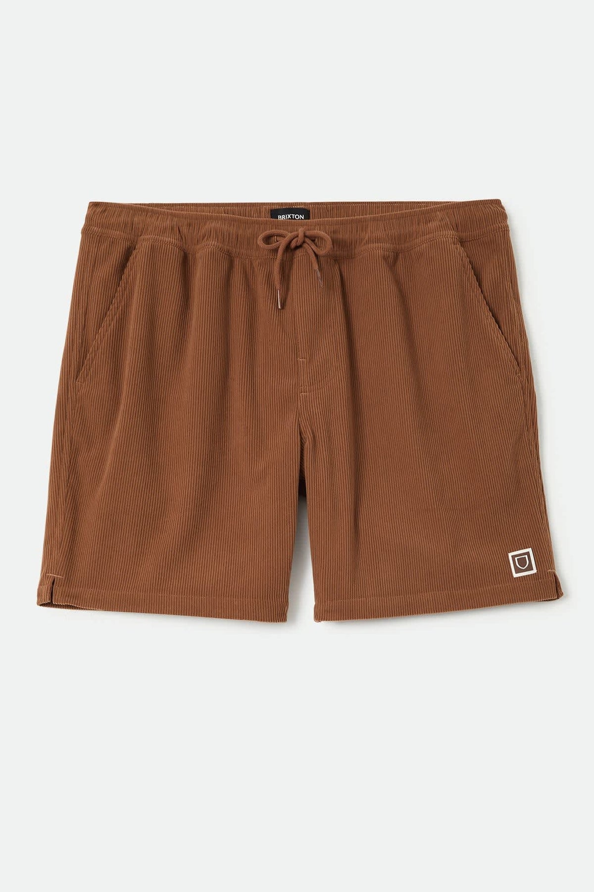 Men's Everyday Corduroy Short in the color Tobacco Brown - Front Product Laydown Image