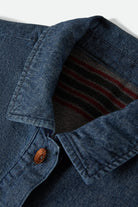 Men's Altered Threads Chore Coat in the color Medium Wash Denim - Additional Laydown image