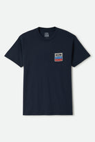 Men's Ford Service Dept Pocket T-Shirt in the color American Navy - Front Product Laydown Image