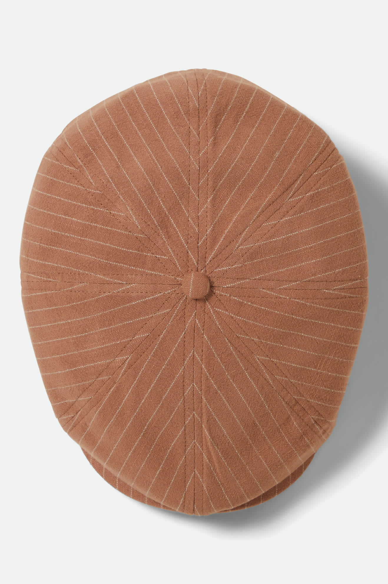 Unisex Brood Newsboy Cap in the color Italian Clay Linen - Additional Laydown image