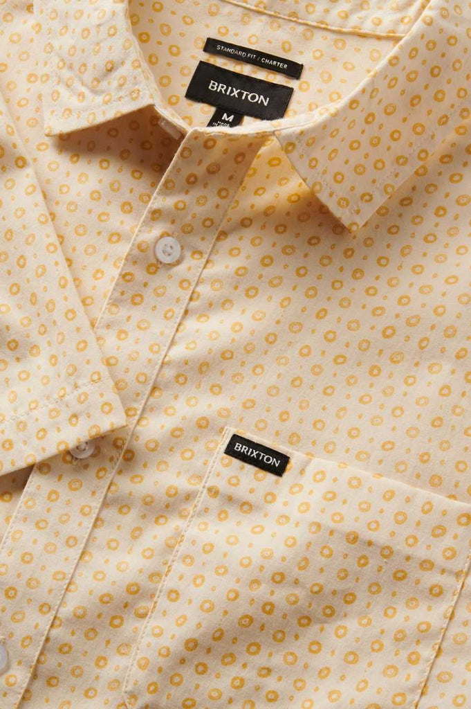 Extra Laydown Image 1 | Charter Print S/S Shirt - Whitecap Micro