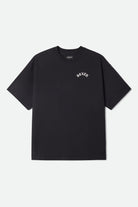 Men's Drive Short Sleeve Oversized T-Shirt in the color Black - Front Product Laydown Image