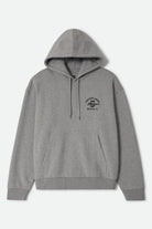 Men's Ford Mustang Hood in the color Heather Grey - Front Product Laydown Image