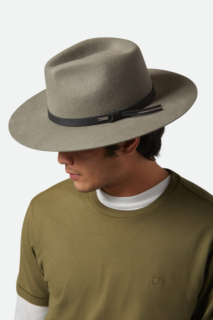 Unisex Hawkins WTHR GUARD™ Cowboy Hat in the color Brindle/Black - Additional Fit View