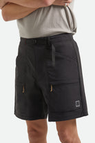 Men's Journey Utility Short in the color Black - Additional Fit image