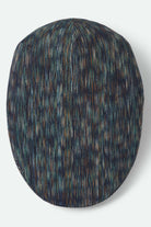 Unisex Hooligan Flat Cap in the color Multi Brush Pattern - Additional Laydown image