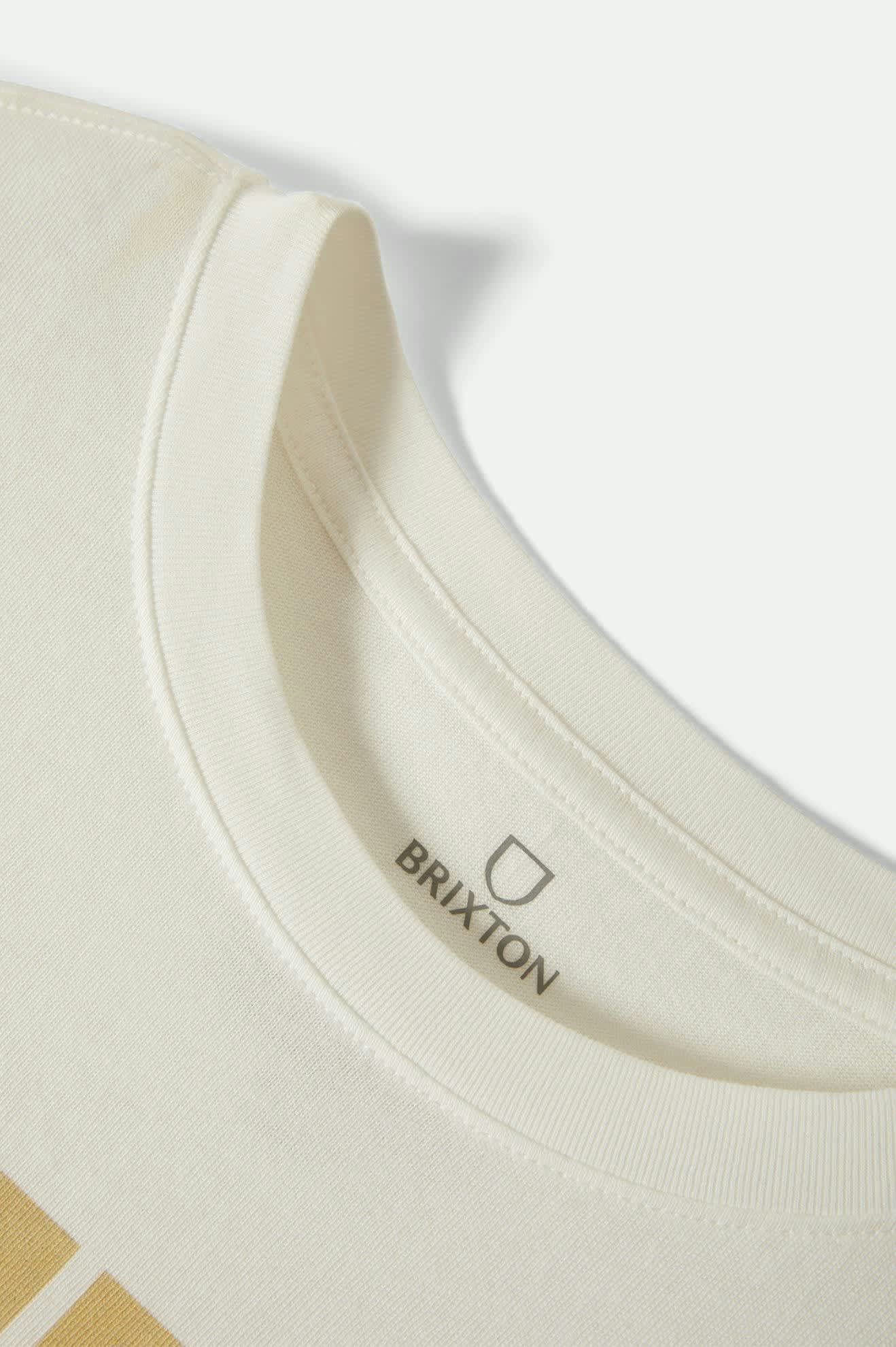 Women's Rocky Mountain Oversized Boyfriend T-Shirt in the color Off White - Additional Laydown image