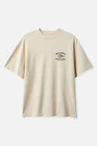 Men's Brewster Oversized T-Shirt in the color Cream - Front Product Laydown Image