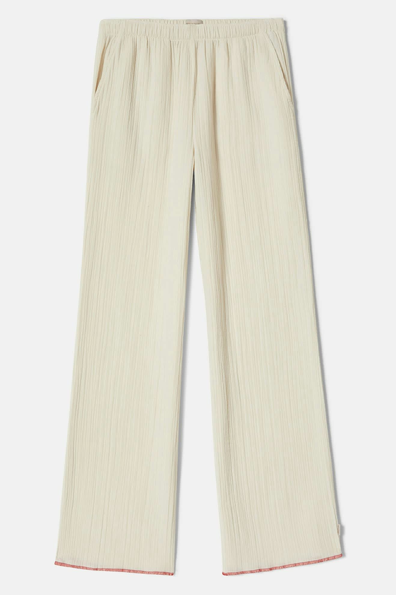 Women's Wandering Hudson Lounge Pant in the color Off White - Front Product View