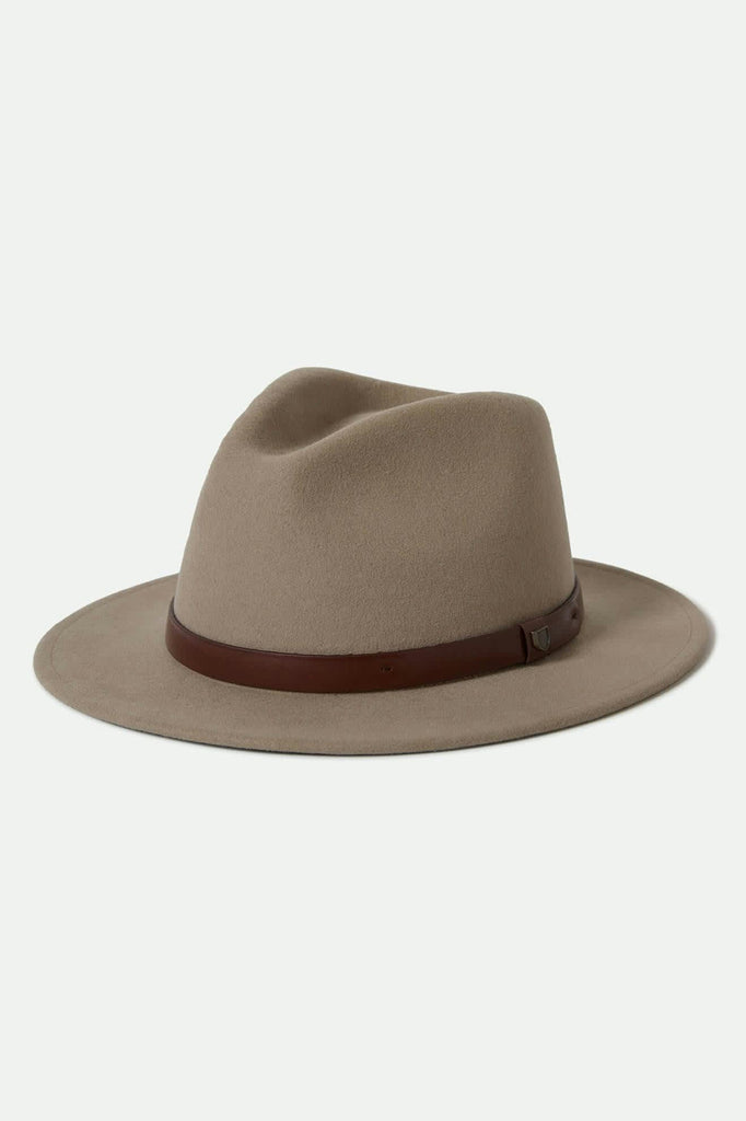 Unisex Messer Fedora in the color Light Tan - Front Product View