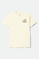 Men's Well Short Sleeve Standard T-Shirt in the color Cream - Front Product View