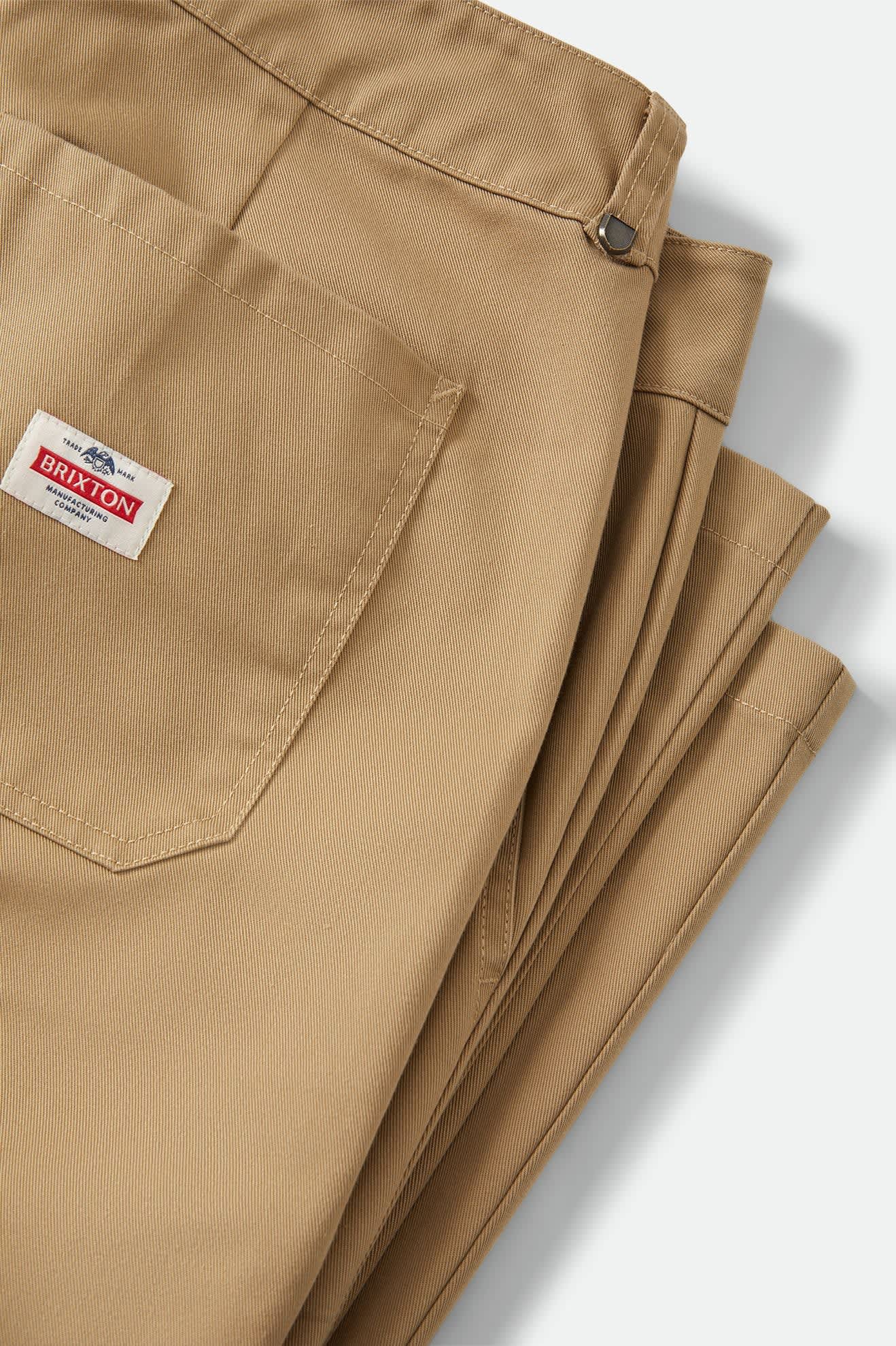 Men's Trademark Chino Pant in the color British Khaki - Additional Laydown image