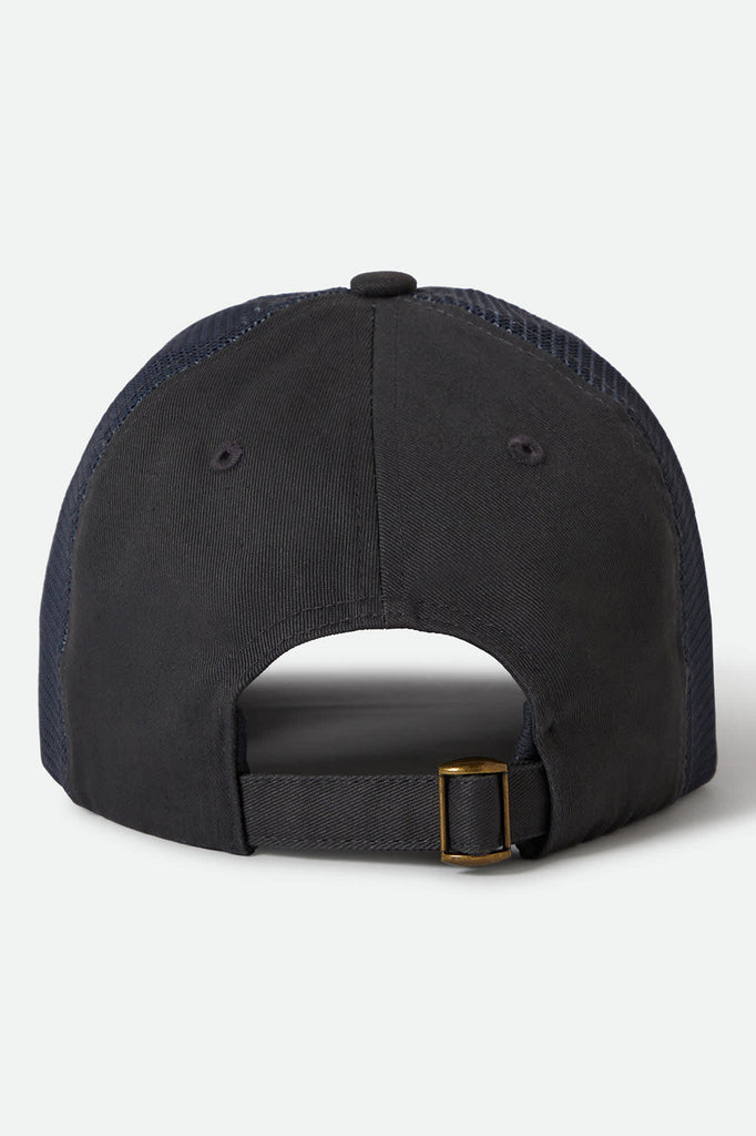 Unisex Largo Netplus Adjustable Hat in the color Charcoal/Charcoal - Back Style View