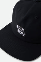 Unisex Team Snapback in the color Black - Additional Laydown image