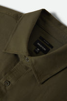 Men's Journey Lightweight Long Sleeve Shirt in the color Dark Olive - Additional Laydown image