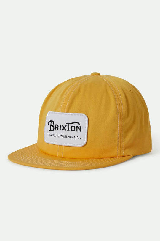 Unisex Grade Snapback in the color Yellow - Front Product View