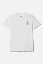 Men's Fantasy Short Sleeve Shirt in the color White - Front Product View