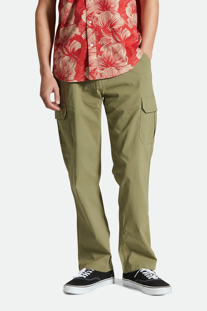 Men's Fit, Front View | Waypoint Coolmax Cargo Pant - Olive Surplus