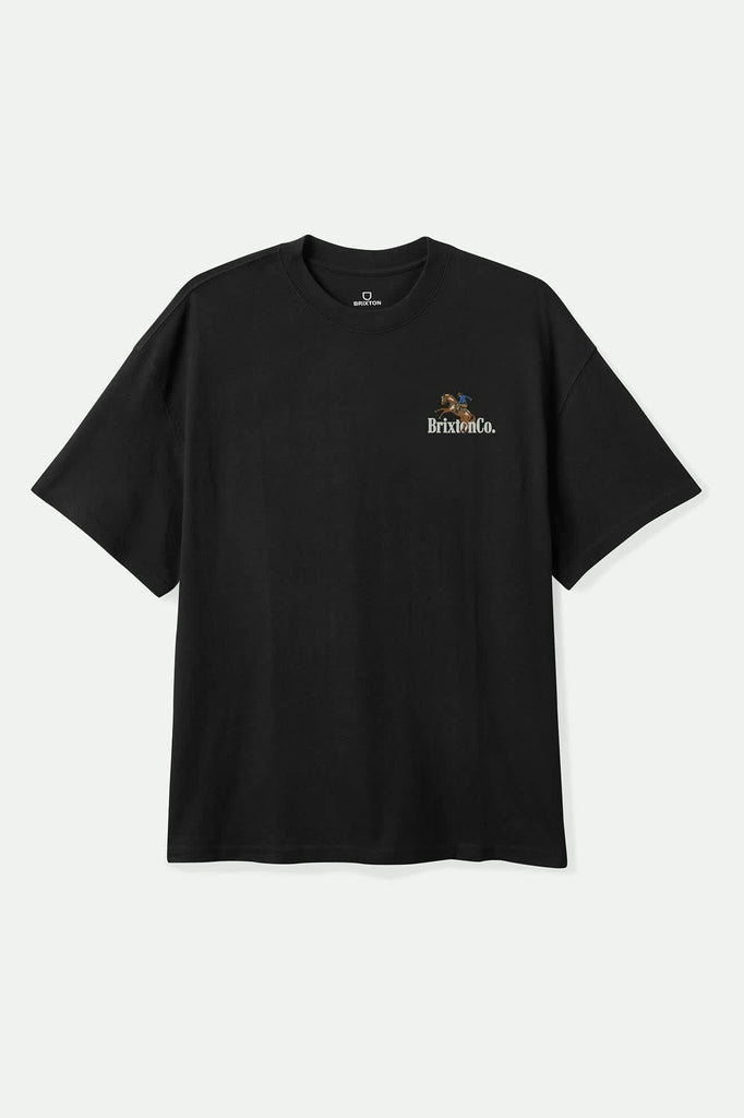 Men's Inwood S/S Standard T-Shirt in the color Black - Front Product View