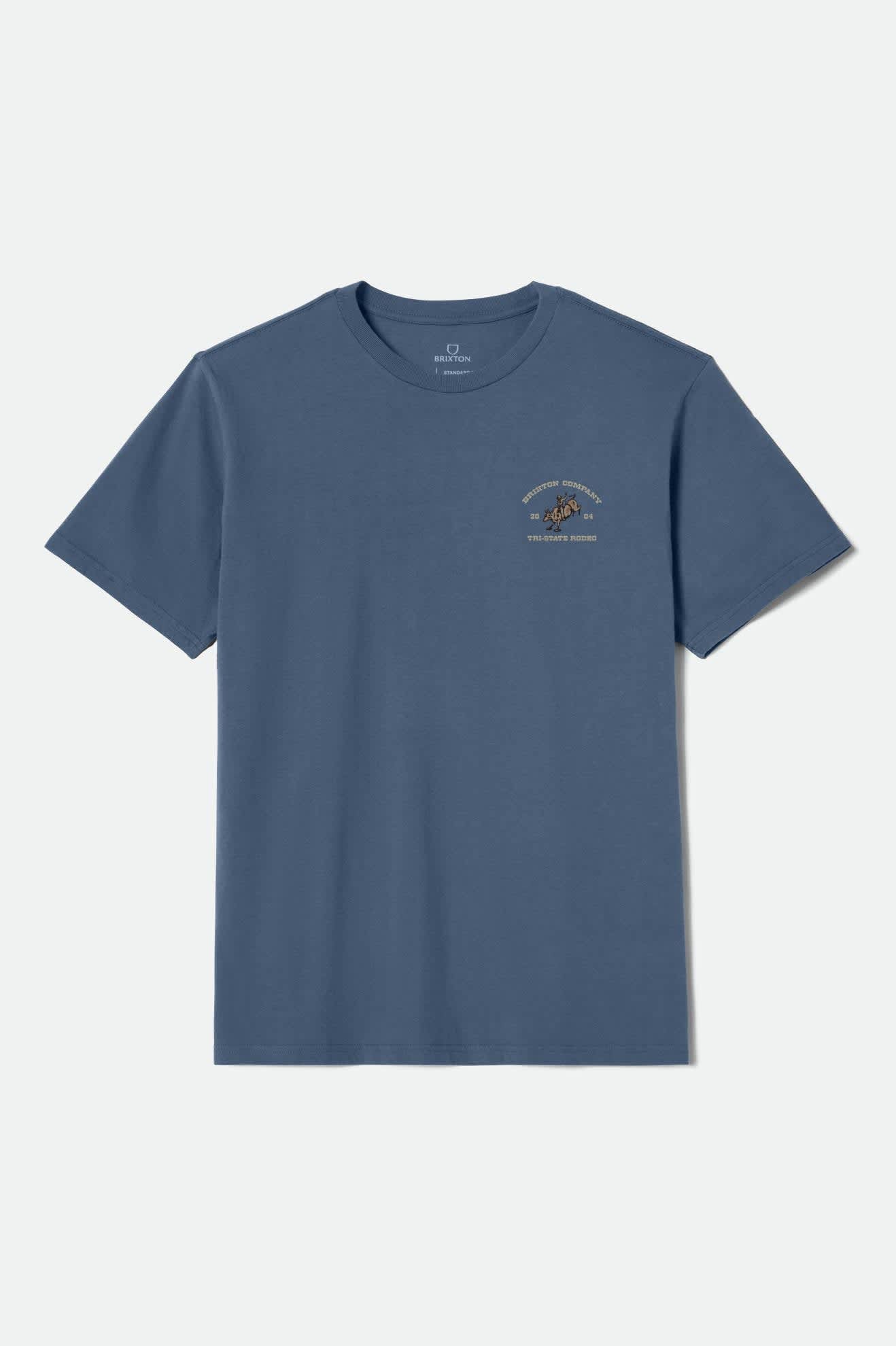 Men's Danforth S/S Standard T-Shirt in the color Harbor Blue - Front Product View