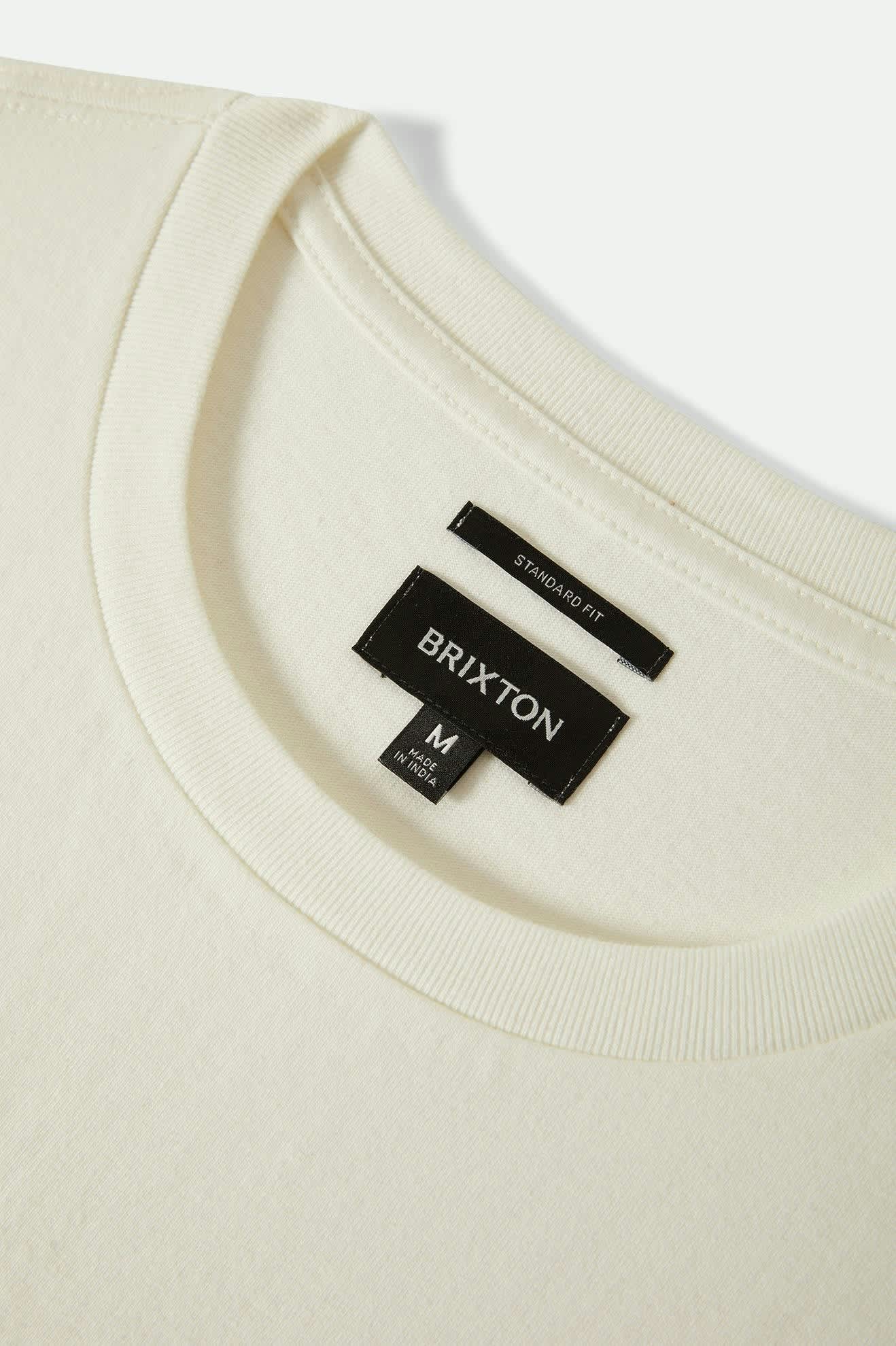 Men's Union Heavyweight S/S Boxy Pocket T-Shirt in the color Off White - Additional Laydown image
