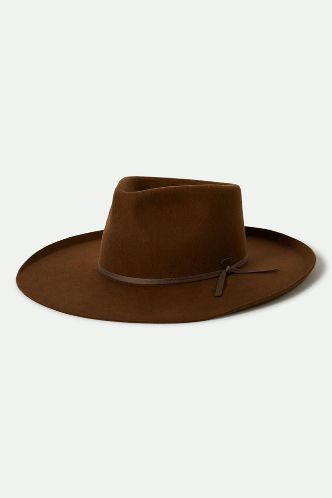 Women's Marlow Rancher Hat in the color Coffee - Front Product View