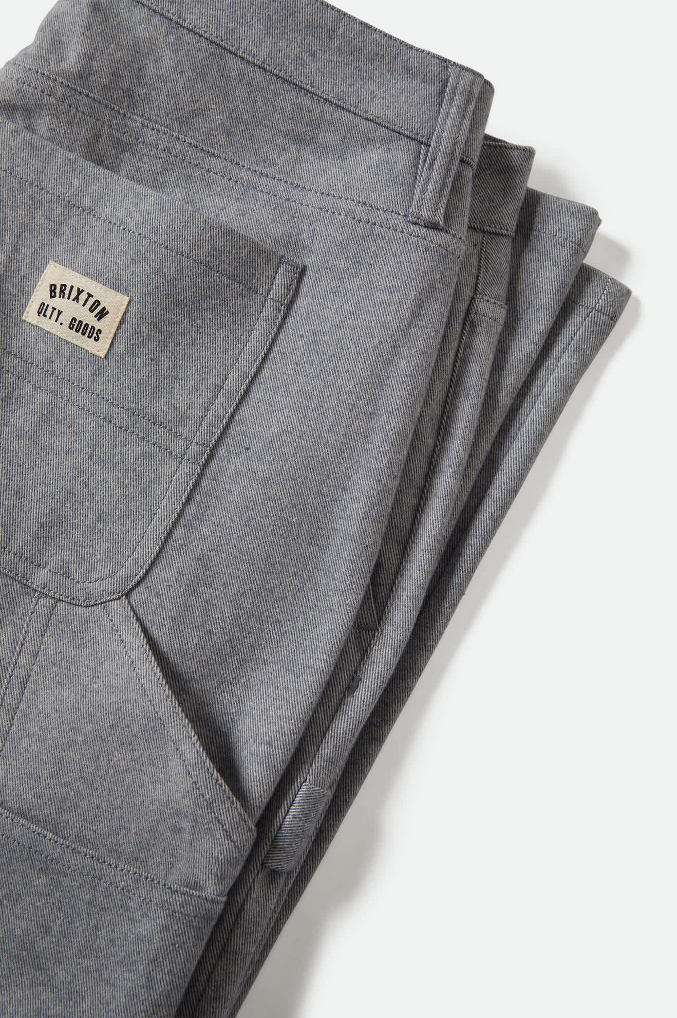 Women's Essex Patched Painter Pant in the color Brushed Blue - Additional Laydown image