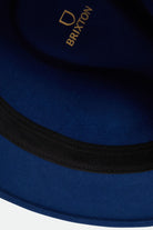 Unisex Messer Fedora in the color Midnight Blue/Pinecone - Additional Laydown image