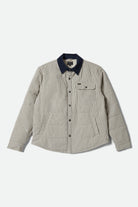 Men's Cass Jacket in the color Whitecap/Mood Indigo Hickory S - Front Product Laydown Image