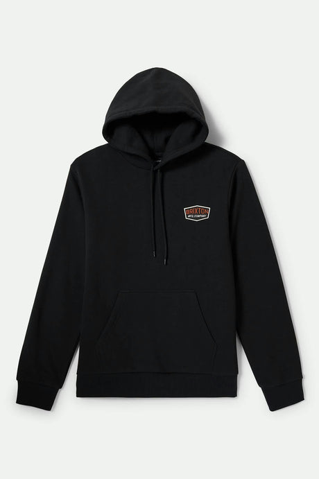 Men's Freeman Hoodie in the color Black - Front Product View