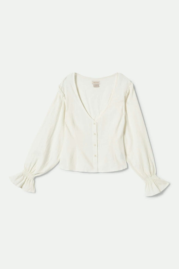 Women's The Meadow Blouse in the color Off White - Front Product View